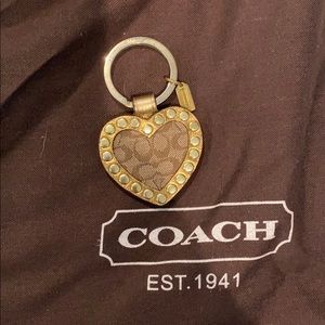 Coach heart Keyfob